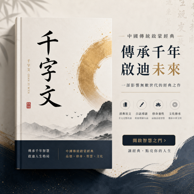 《千字文》傳統文化教材書籍封面圖02