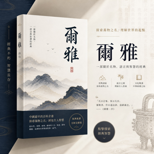 《爾雅》傳統文化教材書籍封面