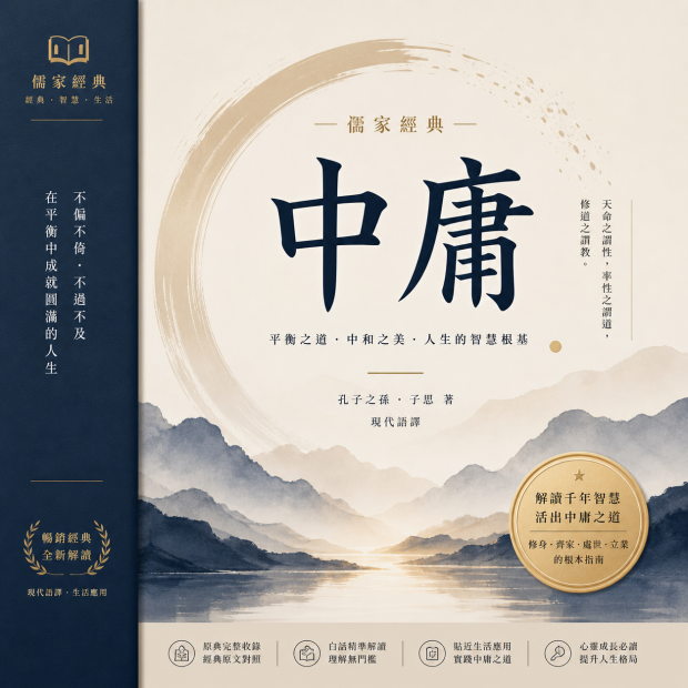 《中庸》傳統文化教材書籍封面