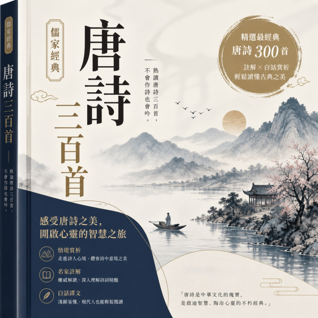 《唐詩三百首》傳統文化教材書籍封面
