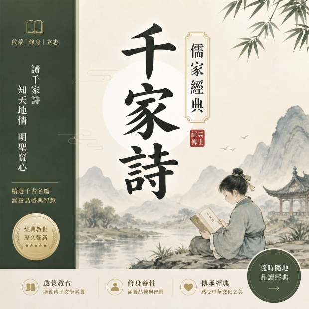 《千家詩》傳統文化教材書籍封面