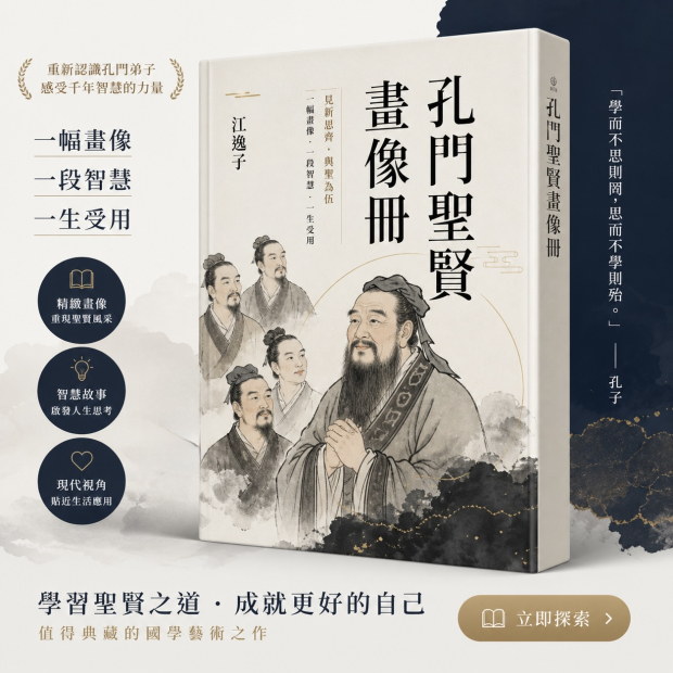 《孔門聖賢畫像冊》傳統文化教材書籍封面圖02